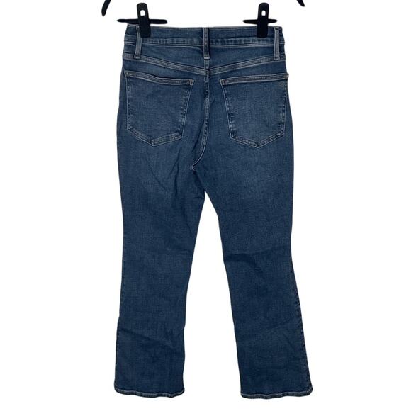 NWOT Madewell Mid Rise Kick Out Crop Jeans in Lenoir Wash Size 28 - Picture 5 of 14